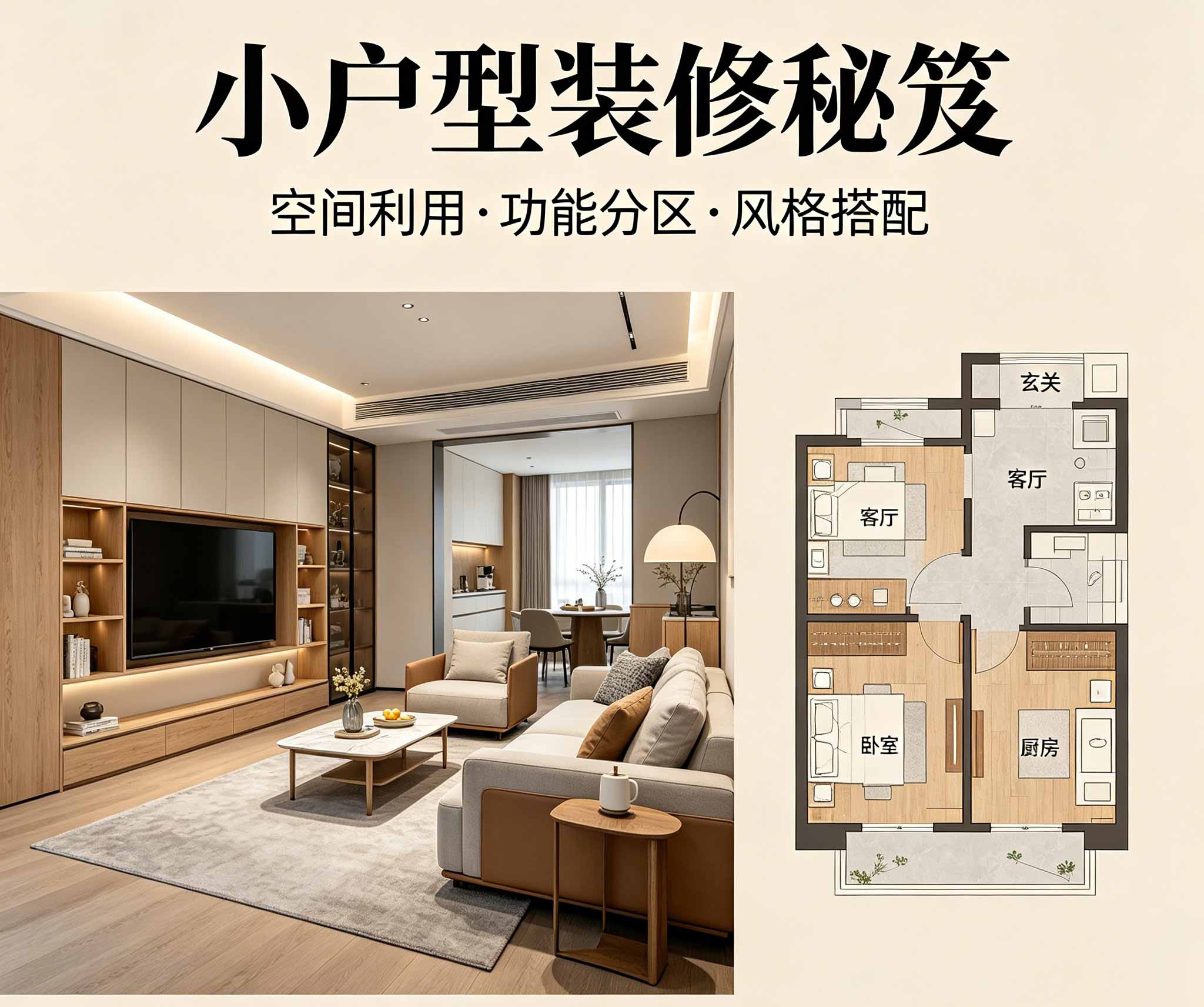 房子小怎么裝？我踩過坑后才悟出的幾條原則！